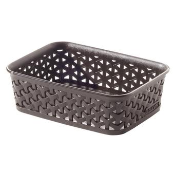CURVER "MY STYLE" A6 MÉRETŰ RATTAN PAPÍRKOSÁR - Sötétbarna