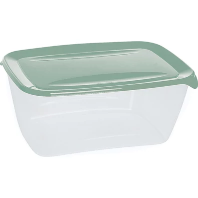 CURVER "FRESH&amp;GO" TÉGLA ÉTELTARTÓ 5L - Zöld/átlátszó