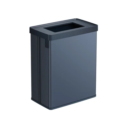 Sötétkék, modern kialakítású CURVER 'VERTO RECYCLE' szemetes, 54 literes űrtartalommal, széles érintőfelülettel nyitható fedéllel. Tökéletes konyhai hulladékgyűjtő, könnyen szállítható és összeszerelhető.