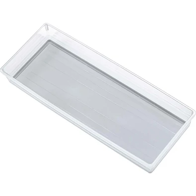 Átlátszó, műanyag csúszásgátló rendszerező doboz, 37,5 cm hosszú, 15 cm széles és 5 cm magas. Moduláris kialakításával ideális konyhák, fürdőszobák vagy irodák fiókjainak rendszerezésére. Átlátszó, műanyag csúszásgátló rendszerező doboz, 37,5 cm hosszú, 15 cm széles és 5 cm magas. Moduláris kialakításával ideális konyhák, fürdőszobák vagy irodák fiókjainak rendszerezésére.