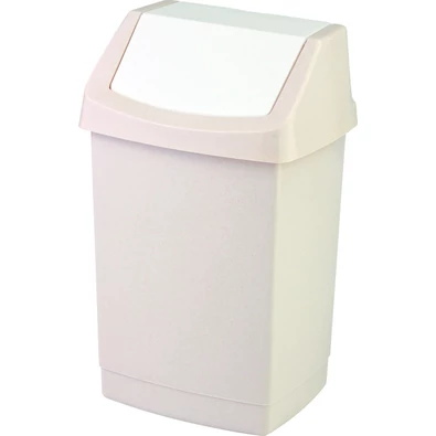 15 literes CURVER 'CLICK-IT' billenő fedeles szemetes, szavanna színben, tartós műanyagból készült. Univerzális formájának köszönhetően bármely szobába illeszthető. Levehető teteje megkönnyíti a kiürítést.