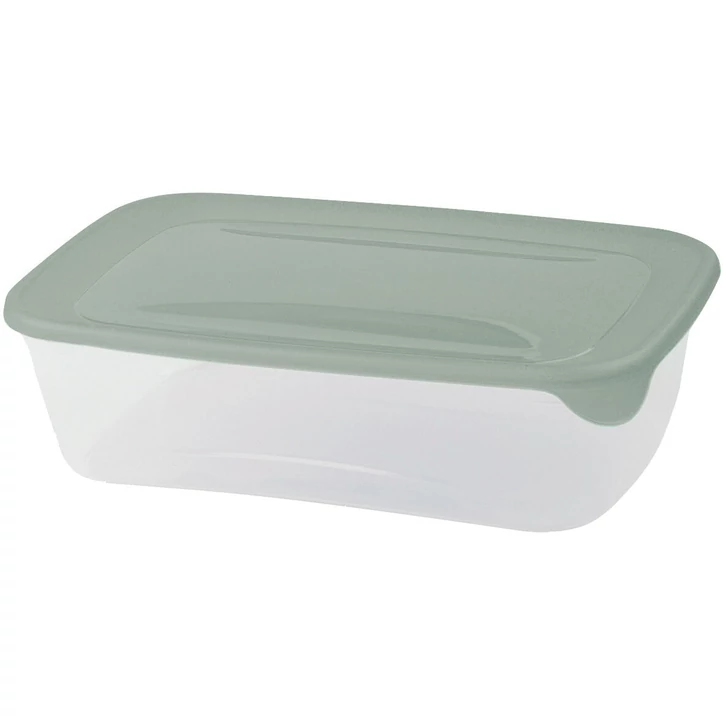 CURVER "FRESH&amp;GO" TÉGLA ÉTELTARTÓ 2L - Zöld/átlátszó