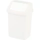 Fehér színű CURVER 'CLICK-IT' billenő fedeles szemetes, 25 literes űrtartalommal, tartós műanyagból készült. Univerzális formájával könnyen illeszkedik bármely helyiségbe, a kiürítése egyszerű, mivel a fedél levehető.