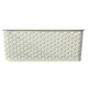 Krém színű, rattan hatású CURVER 'MY STYLE' M méretű tároló kosár, 35,5 cm hosszú, 29,6 cm széles és 13,3 cm magas, kézreálló fogantyúkkal. Ideális fürdőszobai, hálószobai és nappali tárolási megoldásként.