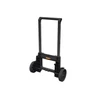 Kép 1/4 - KBlack teleszkópos szerszámláda kerekekkel, robusztus műanyagból készült, fehér háttéren fotózva. Kényelmes fogantyú, könnyű mozgathatóságot biztosító 9 hüvelykes kerekekkel. Ideális professzionális felszerelések szállítására.