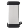 Kép 5/9 - CURVER "DUO DECO" PEDÁLOS SZELEKTÍV SZEMETES 10L + 18L
