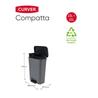 Kép 7/11 - CURVER "COMPATTA DUO" TÉGLALAP ALAKÚ DUO PEDÁLOS SZEMETES BELSŐ KOSÁRAKKAL (2x23L)