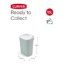 Kép 5/7 - CURVER Ready to Collect 10L szelektív hulladékgyűjtő, világoszöld színben, 100%-ban újrahasznosított műanyagból készült. Kényelmes fogantyúval rendelkezik, méretei: 25 cm széles, 19 cm mély, 33 cm magas.