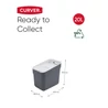 Kép 5/11 - Sötét szürke CURVER 'Ready to Collect' hulladékgyűjtő, 20 literes űrtartalommal, ergonomikus fogantyúval a könnyű mozgatás érdekében. Praktikus, 100%-ban újrahasznosított műanyagból készült, ideális otthoni használatra.