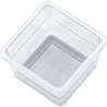 Kép 1/10 - Átlátszó műanyag rendszerező, négyzet alakú, 7,5 cm hosszú és széles, 5 cm magas, csúszásgátló alappal. Tökéletes fiókok rendezésére konyhában, fürdőszobában vagy irodában.