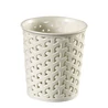 Kép 1/3 - Krém színű, rattan hatású, kör alakú tartó kosár, könnyű műanyagból készült, a My Style termékcsaládból. Konyhai, fürdőszobai vagy irodai kellékek tárolására ideális, könnyen tisztítható és helytakarékosan tárolható.